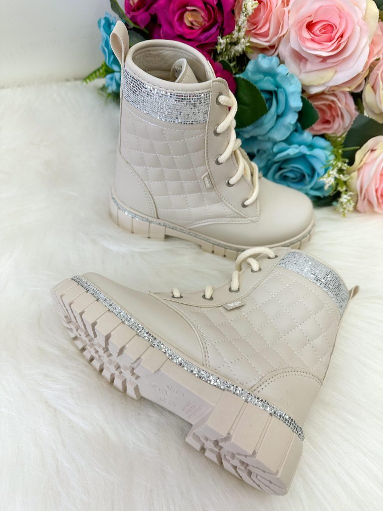 Bota/Coturno Nilqi Marilia Cano Baixo Off Brilho