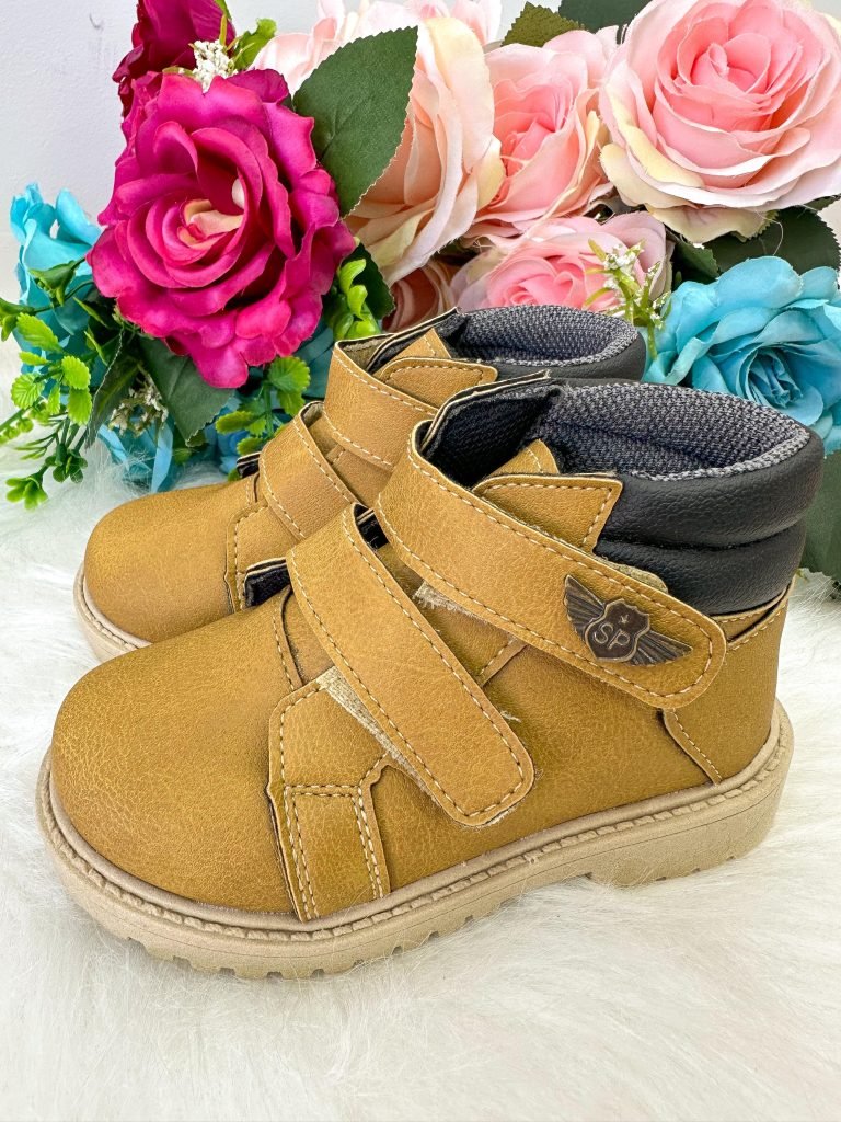 Bota Coturno Masculina Ortobaby Pedro Mostarda/Caramelo