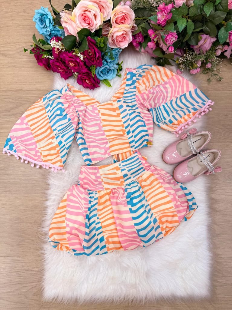Conjunto Banana Club Alice Rosa Bebe