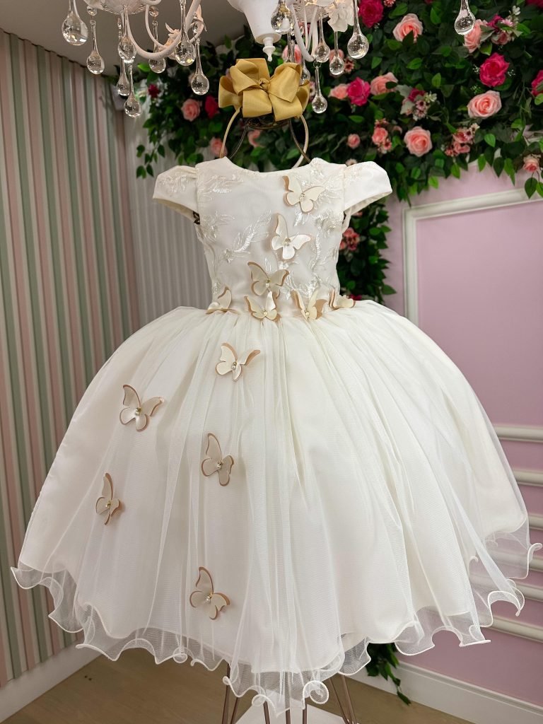 Vestido Juvenil – Midi Vila Lele Sabrina Off