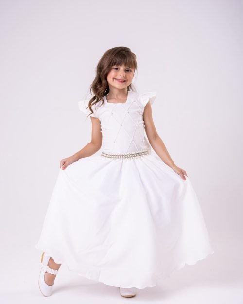 Vestido Ysa Kids Ariane Longo Off