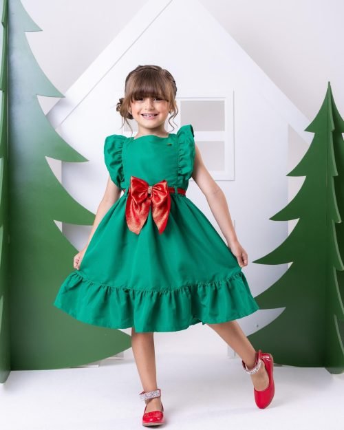 Vestido Blogueirinha Natali Verde – Natal