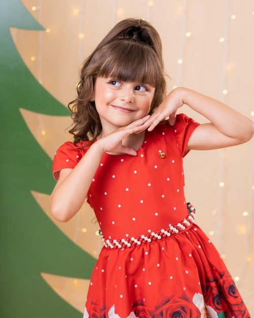 Vestido Banana Club Natal Natasha Vermelho