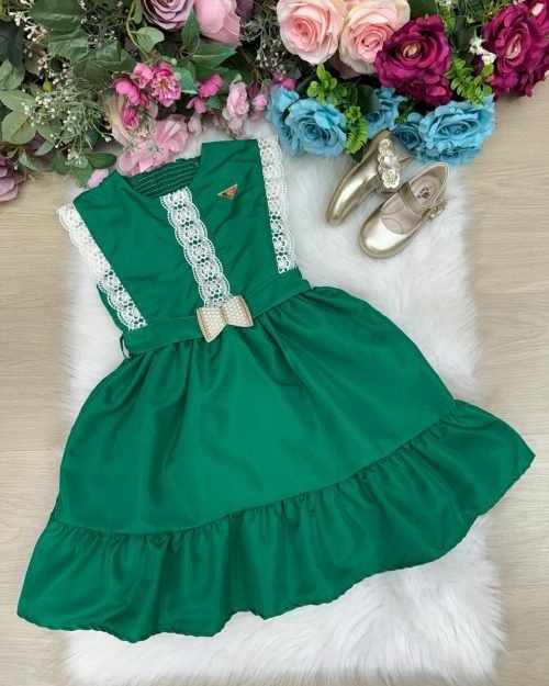 Vestido Blogueirinha Valeria Verde