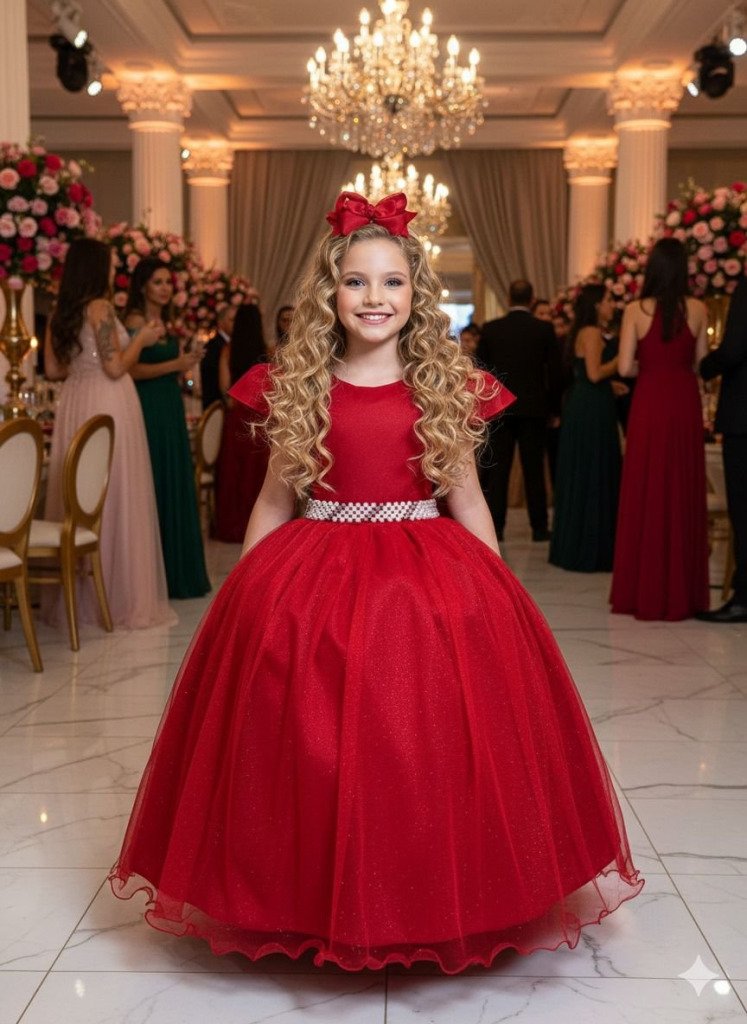 Vestido Marie Longo Heloisa Vermelho