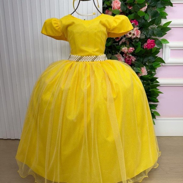 Vestido Marie Longo Heloisa Amarelo