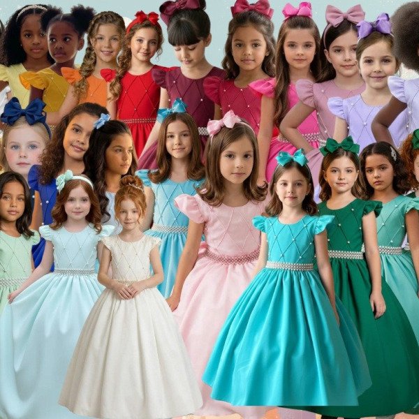 Vestido Ysa Kids Ariane Longo + Saiote