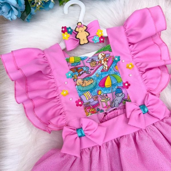 Romper/Vestido Princesa Belli Tematico Bobbie Goods