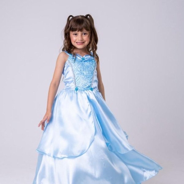 Fantasia Princesa Belli Princesa Azul Modelo 3