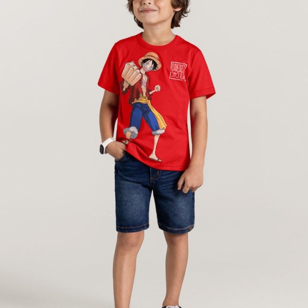 CAMISETA MEIA MALHA OnePiece